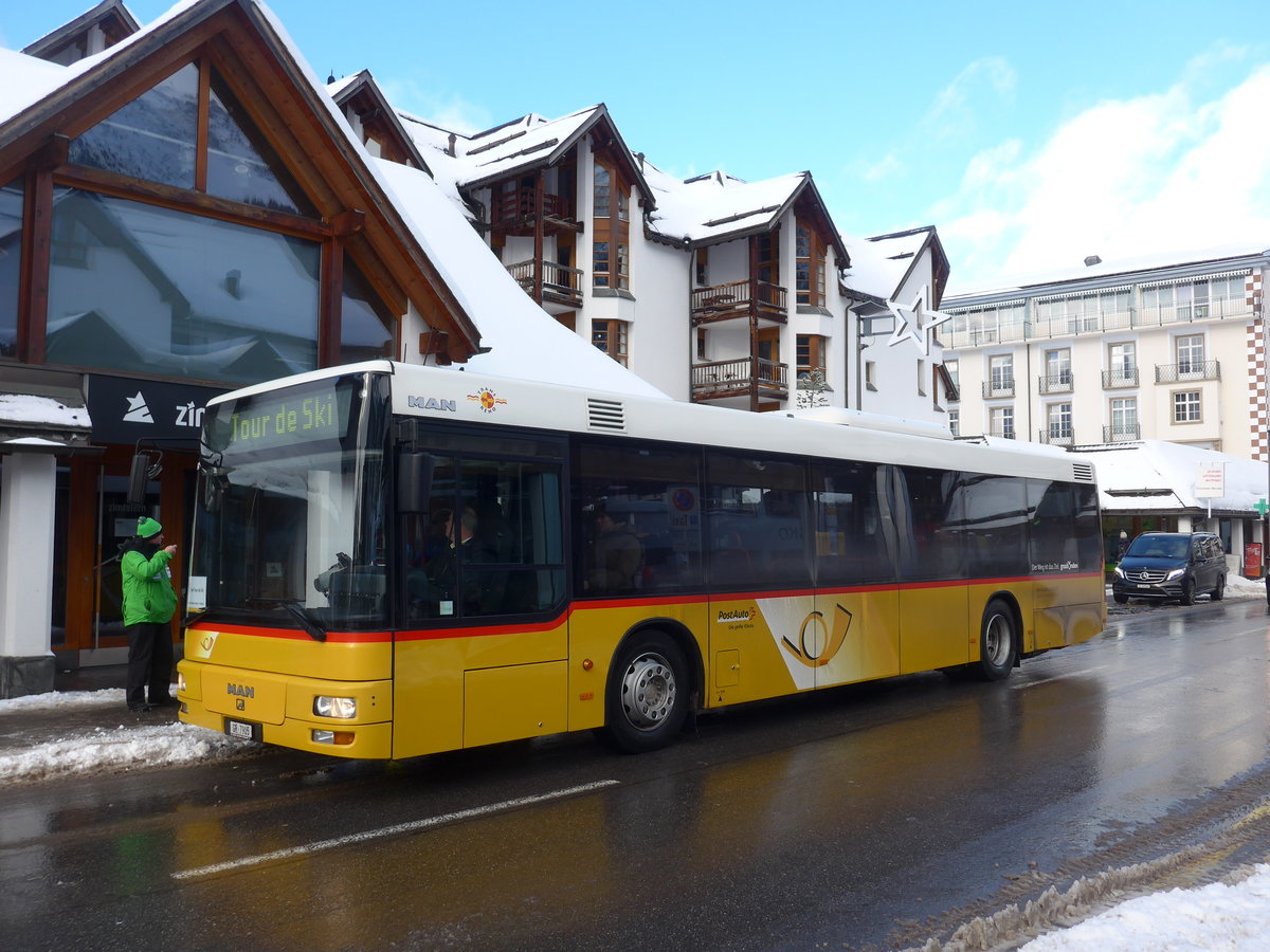 (187'566) - Dnser, Trimmis - GR 7905 - MAN am 1. Januar 2018 in Lenzerheide, Post