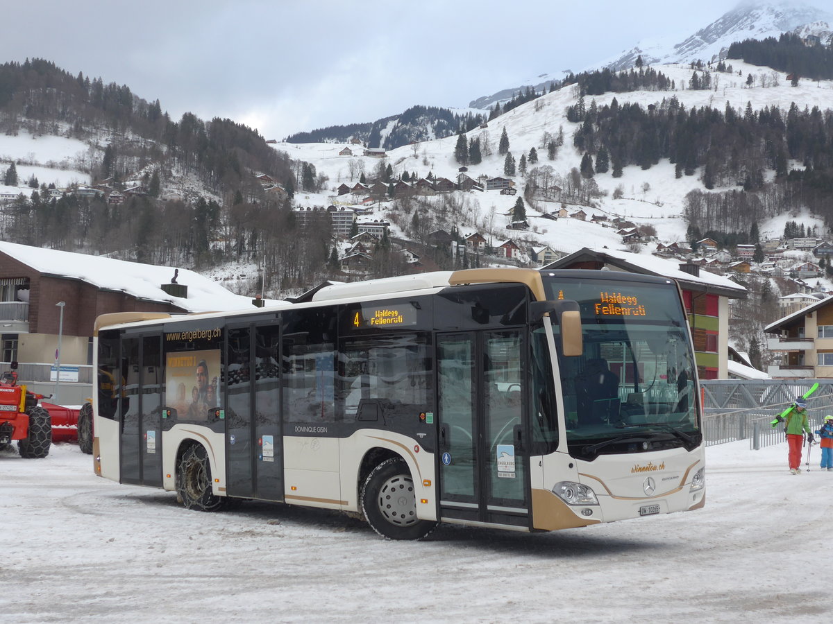 (187'622) - EAB Engelberg - Nr. 4/OW 10'265 - Mercedes am 2. Januar 2018 in Engelberg, Titlisbahnen