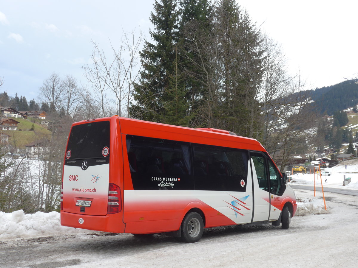 (187'747) - SMC Montana - Nr. 24/VS 108'924 - Mercedes am 7. Januar 2018 in Adelboden, ASB