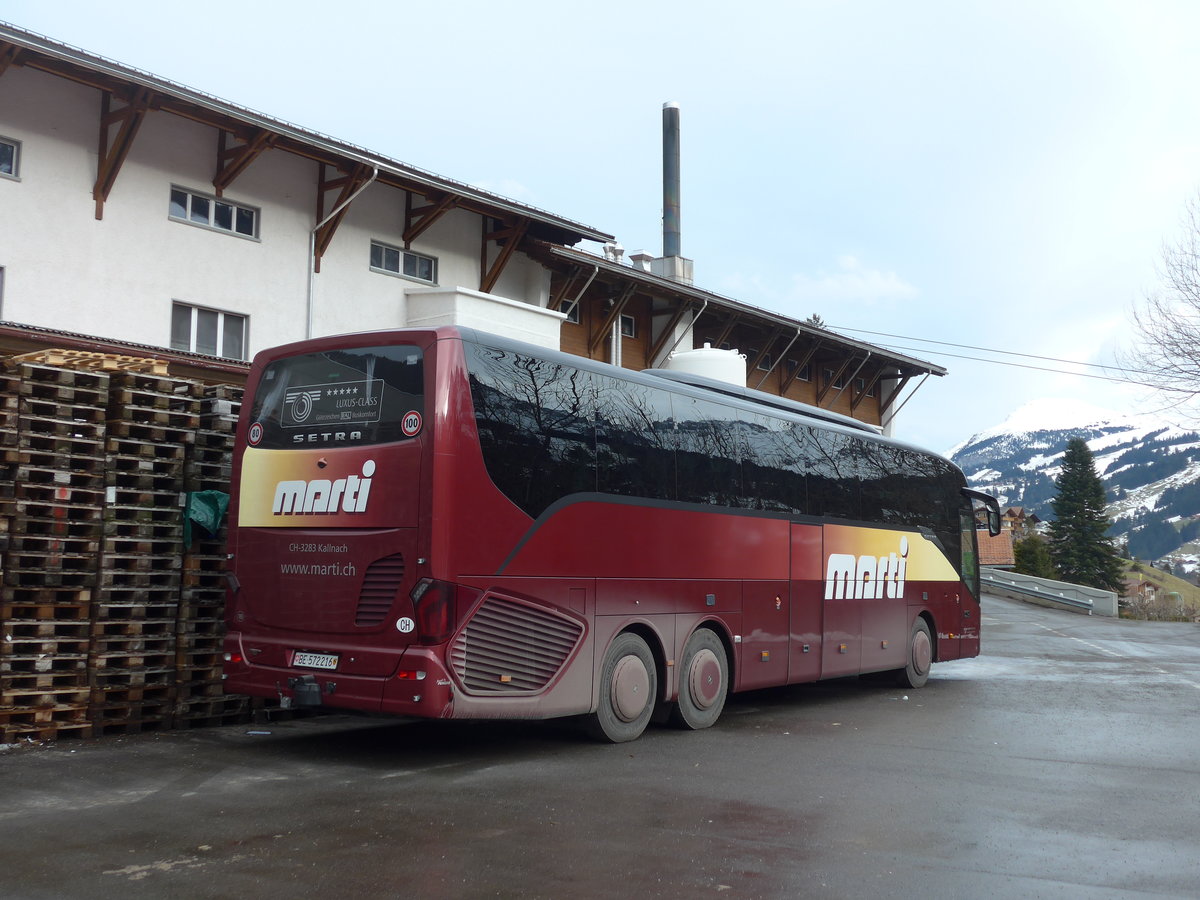 (187'754) - Marti, Kallnach - Nr. 16/BE 572'216 - Setra am 7. Januar 2018 in Adelboden, Mineralquelle