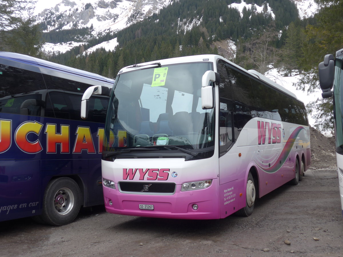 (187'799) - Wyss, Boningen - Nr. 42/SO 21'267 - Volvo am 7. Januar 2018 in Adelboden, Unter dem Birg