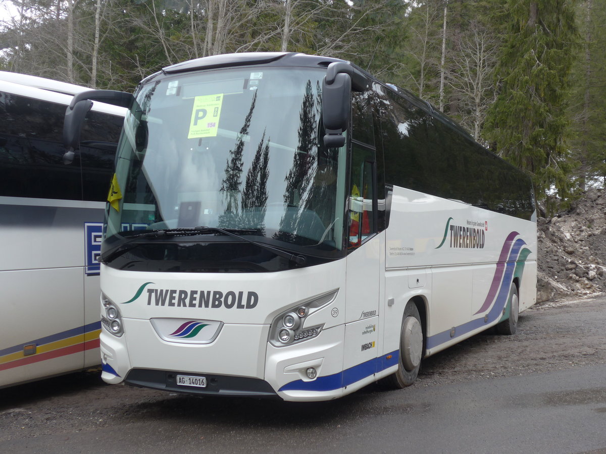 (187'811) - Twerenbold, Baden - Nr. 39/AG 14'016 - VDL am 7. Januar 2018 in Adelboden, Unter dem Birg