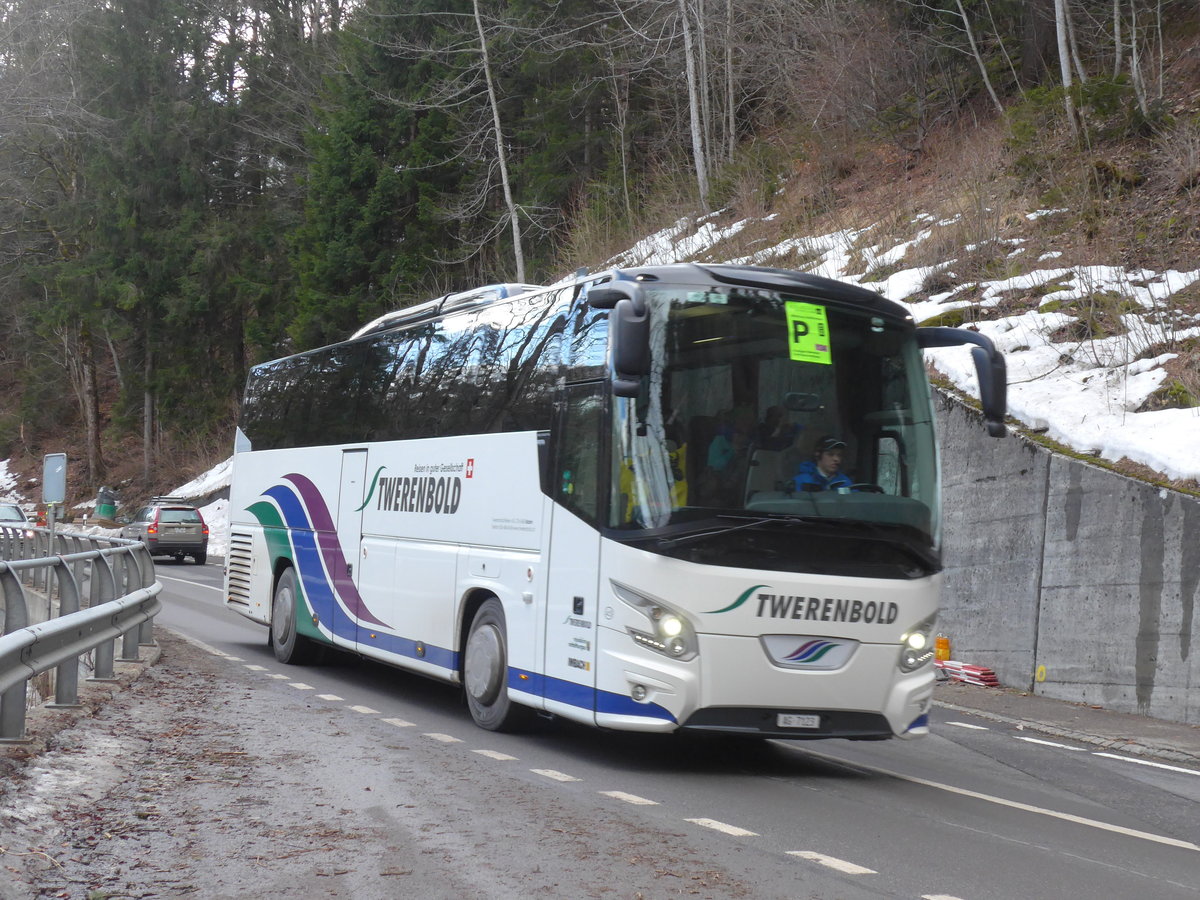 (187'880) - Twerenbold, Baden - Nr. 45/AG 7123 - VDL am 7. Januar 2018 in Achseten, Schmitten