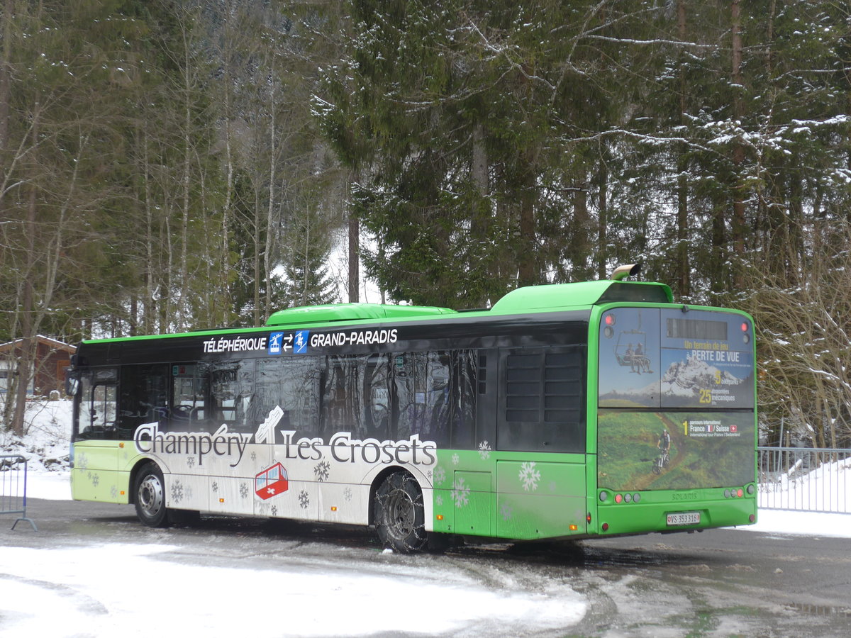 (188'001) - TPC Aigle - Nr. 17/VS 353'316 - Solaris am 20. Januar 2018 in Champry, Petit Paradis