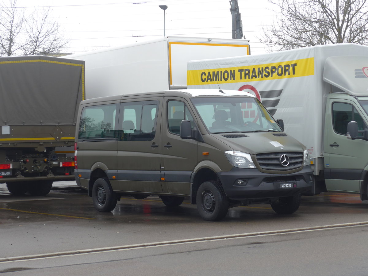 (188'292) - Schweizer Armee - M+21'276 - Mercedes am 8. Februar 2018 in Wil, Larag