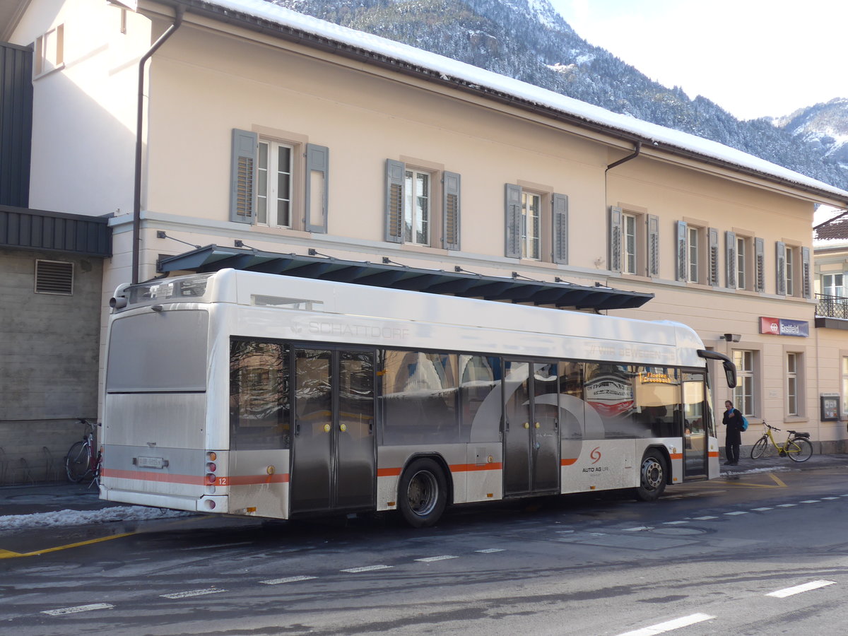 (188'617) - AAGU Altdorf - Nr. 12/UR 9315 - Hess am 14. Februar 2018 beim Bahnhof Erstfeld