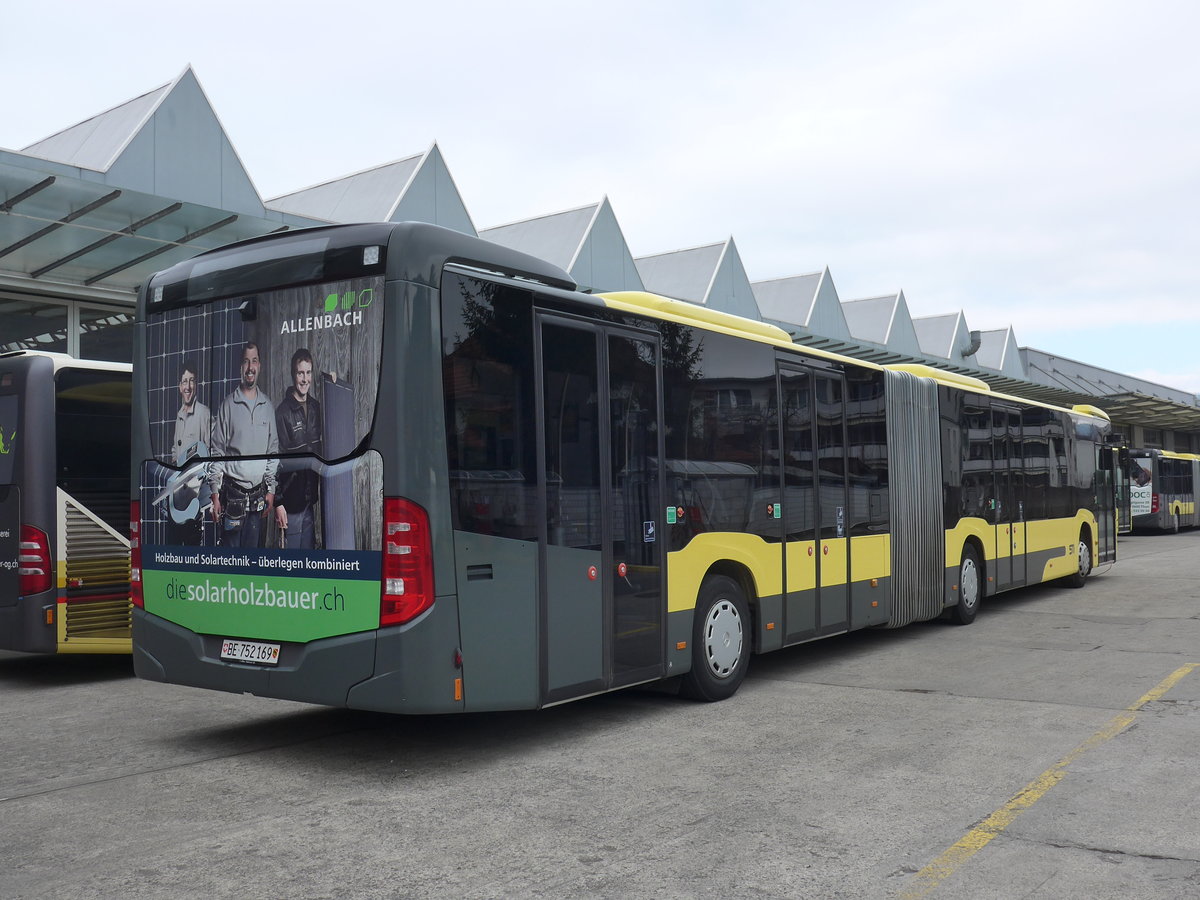 (188'967) - STI Thun - Nr. 169/BE 752'169 - Mercedes am 25. Februar 2018 in Thun, Garage