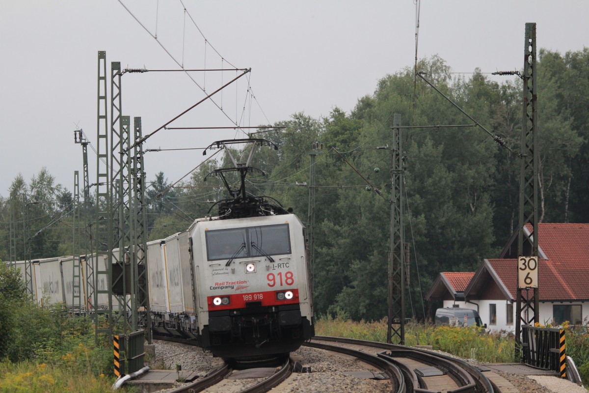 189 918 am 27. August 2013 kurz vor Bernau am Chiemsee.