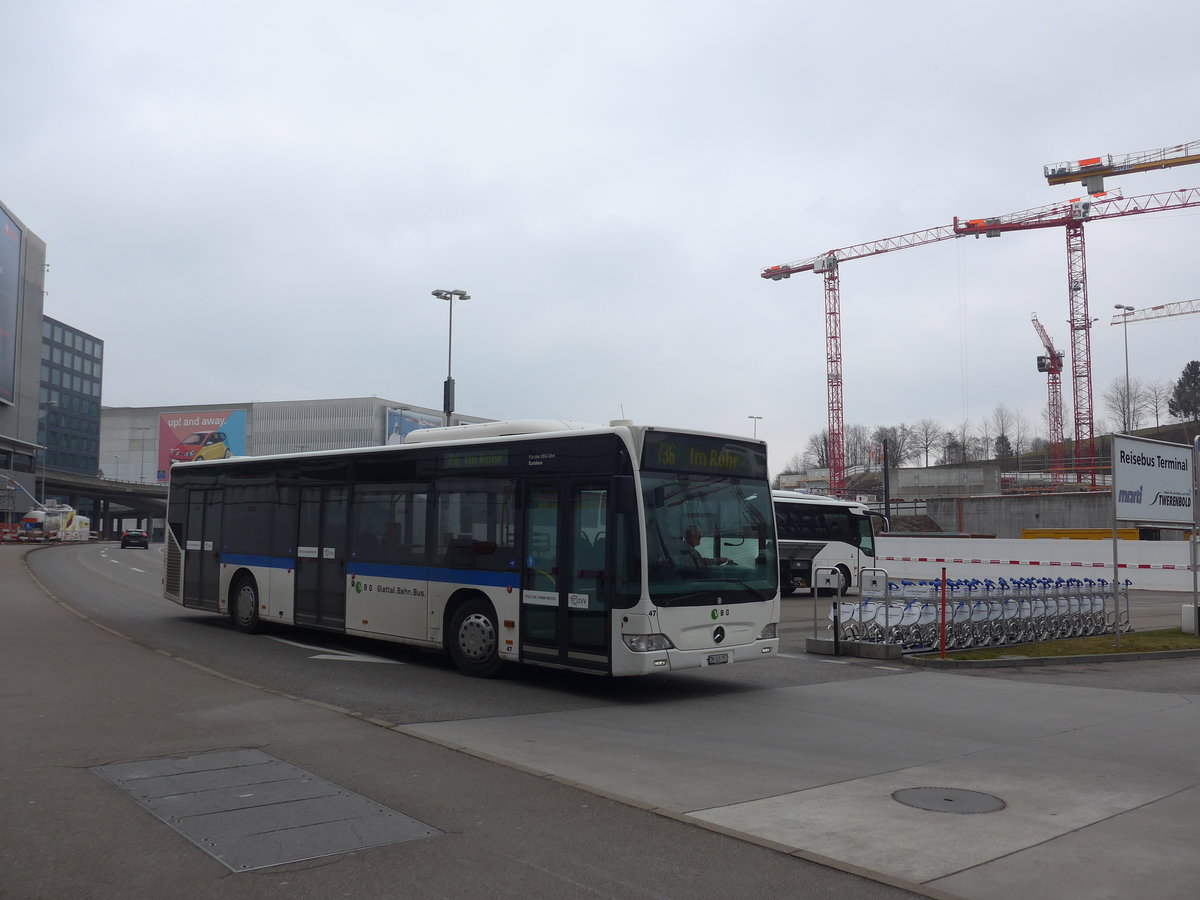 (189'563) - Welti-Furrer, Bassersdorf - Nr. 47/ZH 320'757 - Mercedes (ex Ryffel, Uster Nr. 68) am 19. Mrz 2018 in Zrich, Flughafen