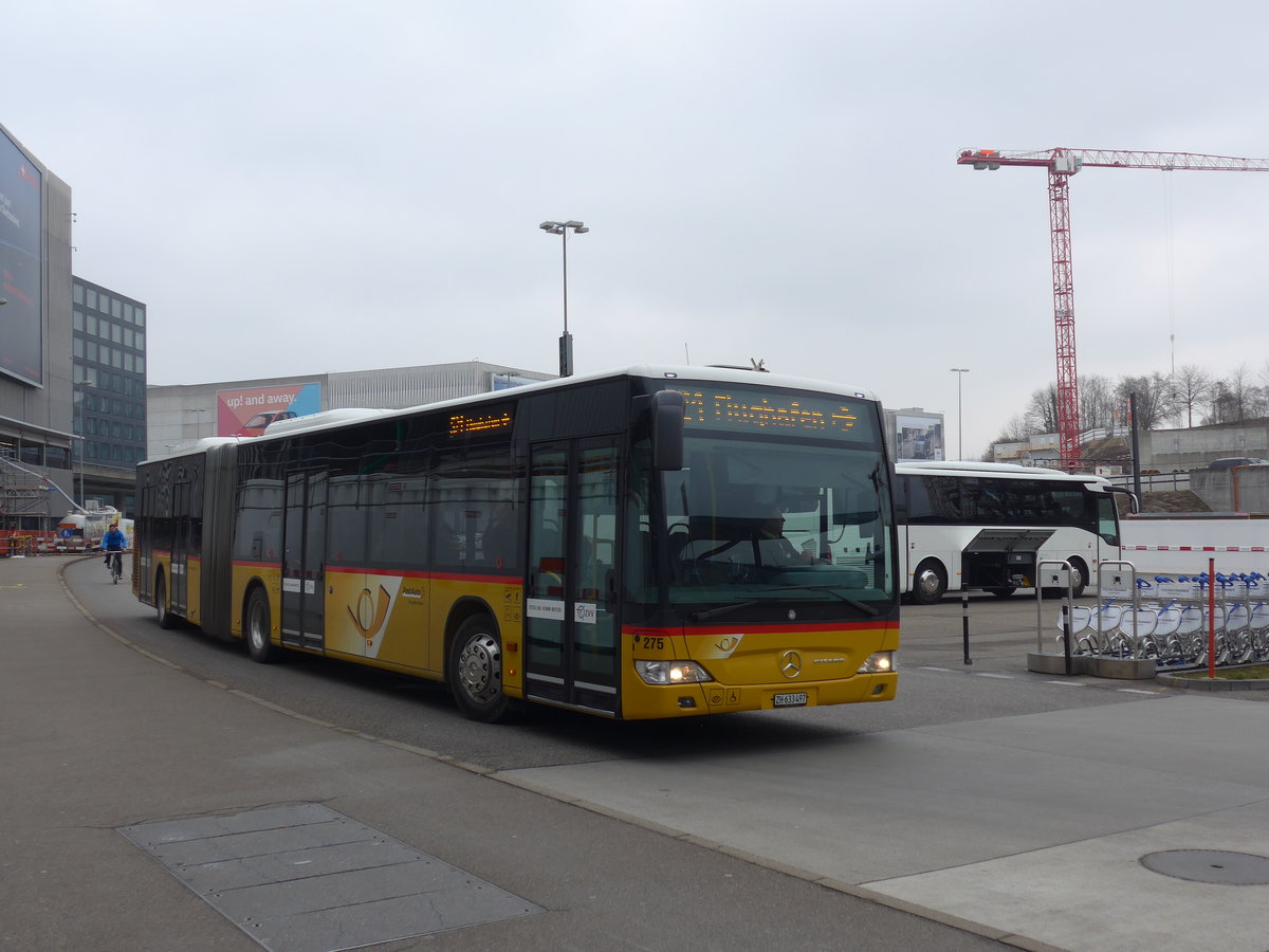 (189'572) - PostAuto Zrich - Nr. 275/ZH 633'497 - Mercedes am 19. Mrz 2018 in Zrich, Flughafen