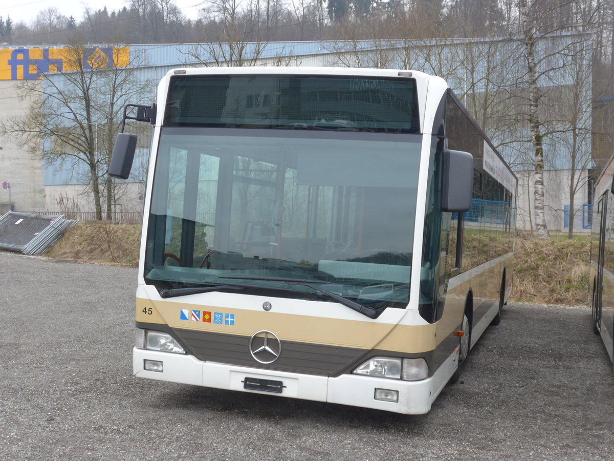 (189'579) - AZZK Zollikon - Nr. 45 - Mercedes am 19. Mrz 2018 in Kloten, EvoBus