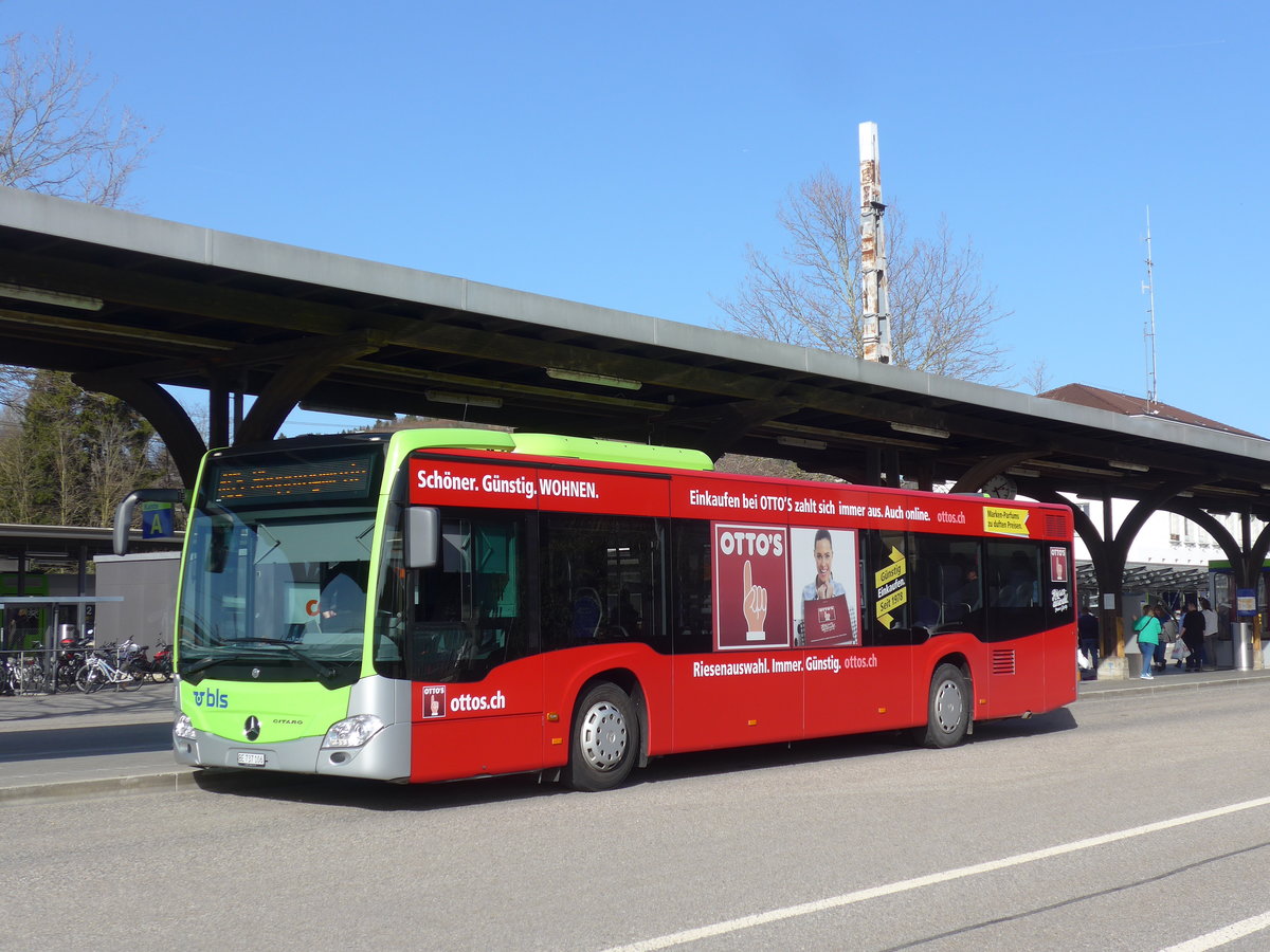 (190'086) - Busland, Burgdorf - Nr. 106/BE 737'106 - Mercedes am 7. April 2018 beim Bahnhof Burgdorf