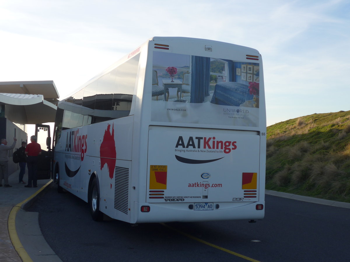 (190'335) - AATKings - Nr. 55/5394 AO - Volvo/Coach Concepts (ex SB91CV; ex APT) am 18. April 2018 in Summerland, Antarctic Journey