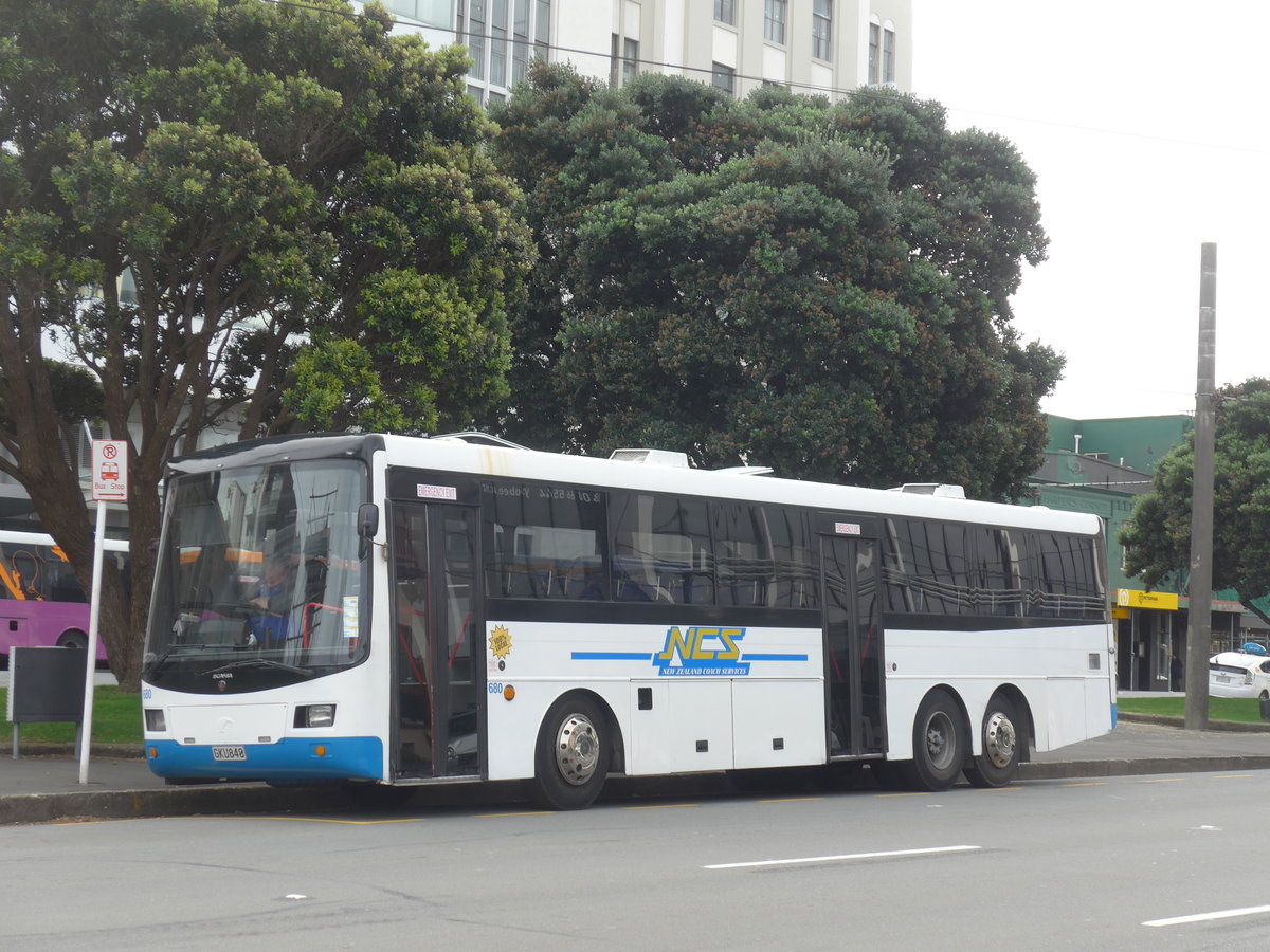 (191'757) - NCS Wellington - Nr. 680/GKU840 - Scania am 27. April 2018 in Wellington