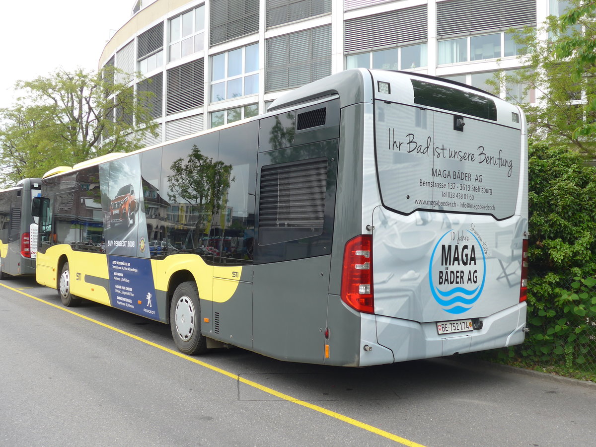 (192'314) - STI Thun - Nr. 174/BE 752'174 - Mercedes am 4. Mai 2018 bei der Schifflndte Thun