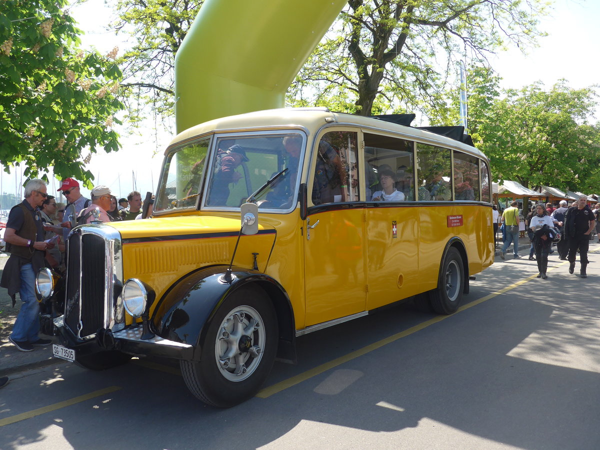 (192'738) - Baumgartner, Horn - Nr. 1/SG 73'505 - Berna/Hess (ex Chiesa, Minusio) am 5. Mai 2018 in Arbon, Arbon Classics