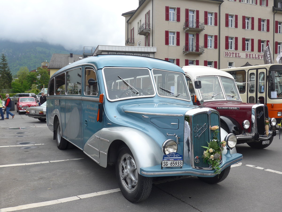 (193'142) - Schneider, Ermenswil - SG 65'933 - Saurer/Lauber am 20. Mai 2018 in Engelberg, OiO