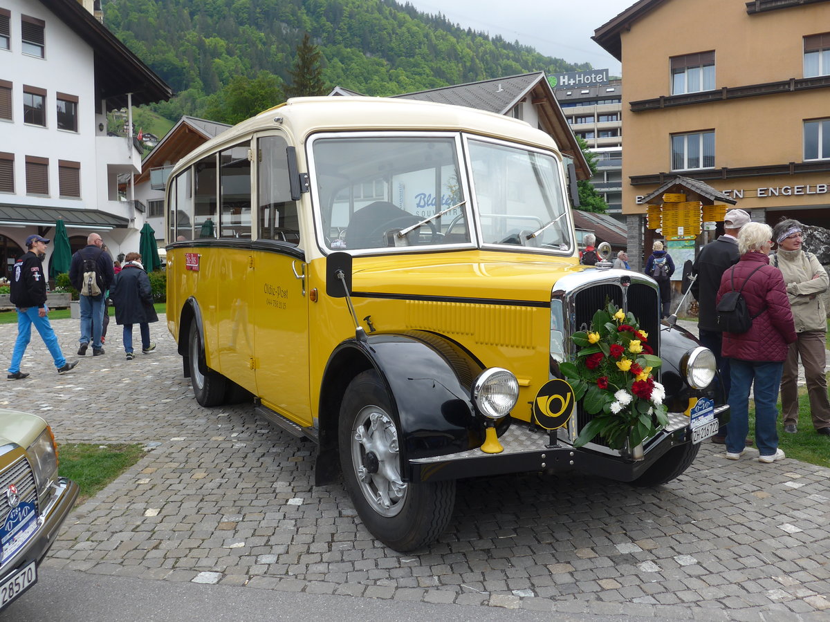 (193'144) - Moser, Schnenberg - ZH 216'722 - Berna/Hess (ex Barenco, Faido) am 20. Mai 2018 in Engelberg, OiO