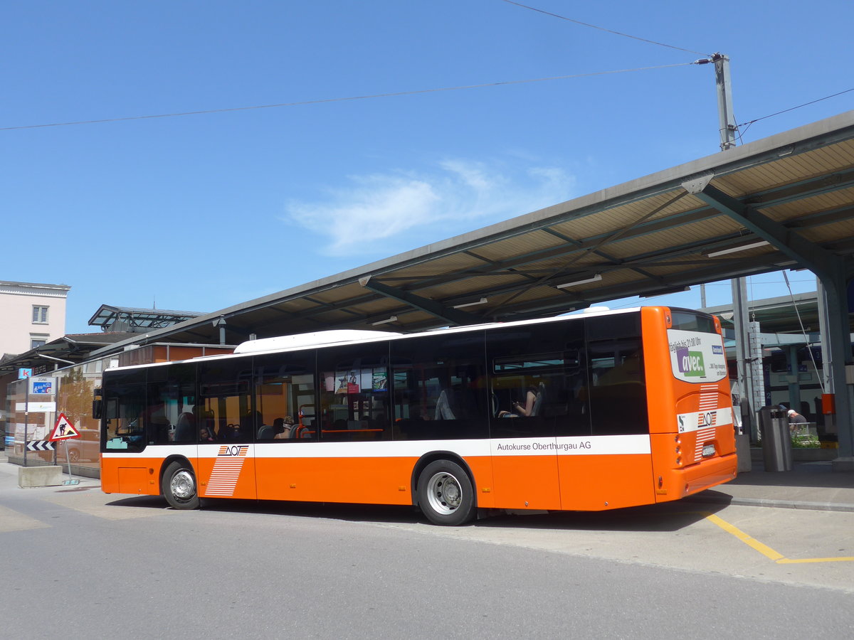 (193'568) - AOT Amriswil - Nr. 13/TG 111'773 - Neoplan am 26. Mai 2018 beim Bahnhof Romanshorn