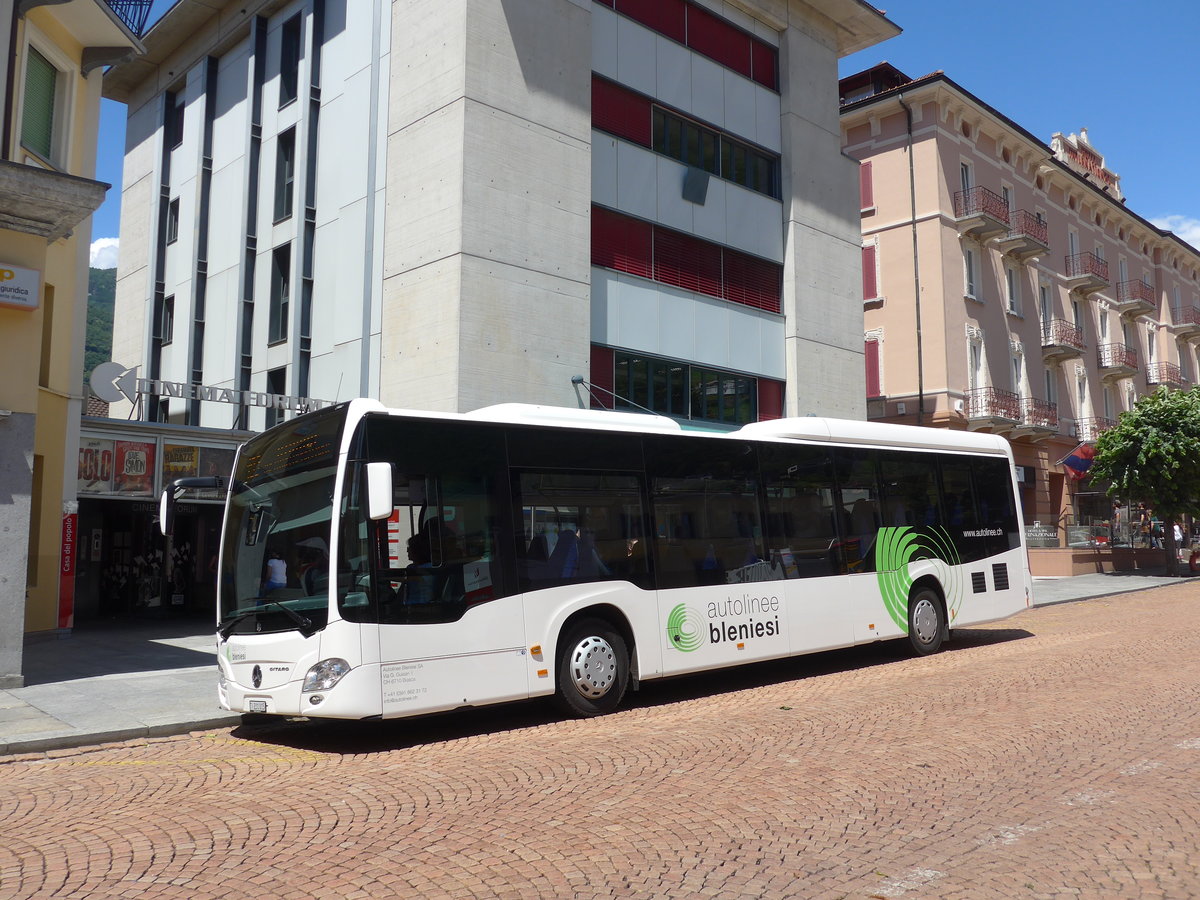 (193'861) - ABl Biasca - Nr. 15/TI 231'015 - Mercedes am 9. Juni 2018 beim Bahnhof Bellinzona