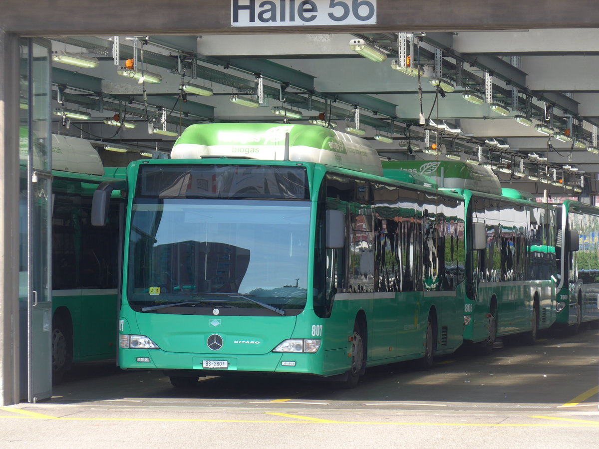 (193'895) - BVB Basel - Nr. 807/BS 2807 - Mercedes am 10. Juni 2018 in Basel, Garage Rankstrasse