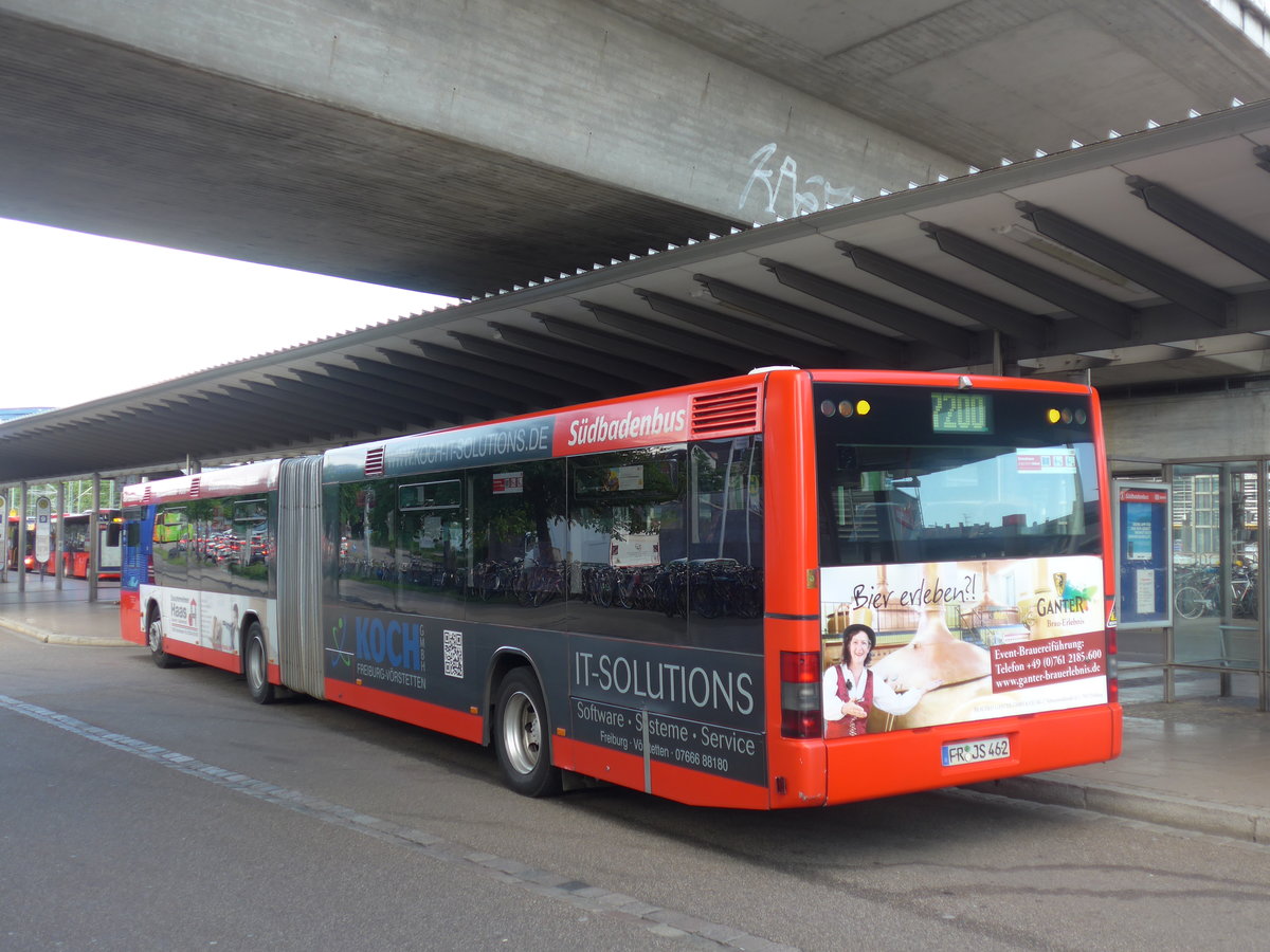 (194'105) - SBG Freiburg - FR-JS 462 - MAN am 18. Juni 2018 beim Bahnhof Freiburg