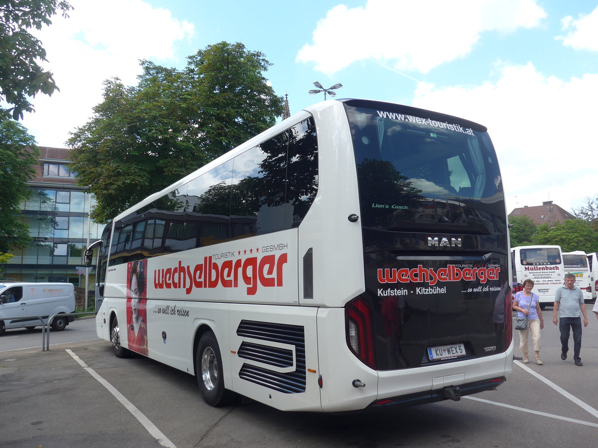 (194'230) - Aus Oesterreich: Wechselberger, Kufstein - KU WEX 5 - MAN am 18. Juni 2018 in Freiburg, Karlsplatz 