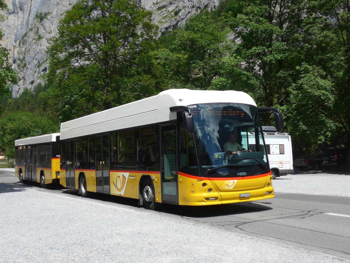 (194'444) - PostAuto Bern - BE 475'161 - Hess am 25. Juni 2018 in Trmmelbach, Trmmelbachflle