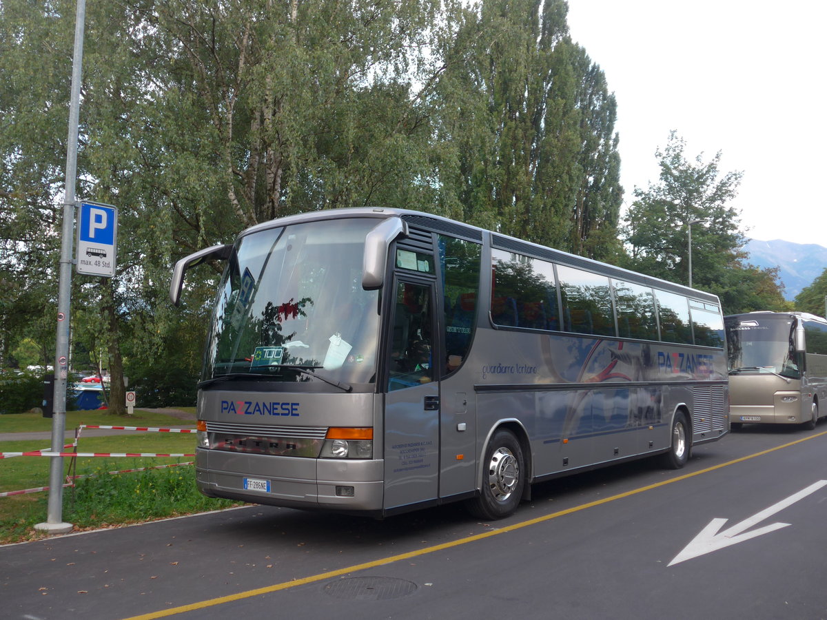 (194'514) - Aus Italien: Pazzanese, Roccadaspide - FF-286 NE - Setra am 4. Juli 2018 in Thun, Lachen