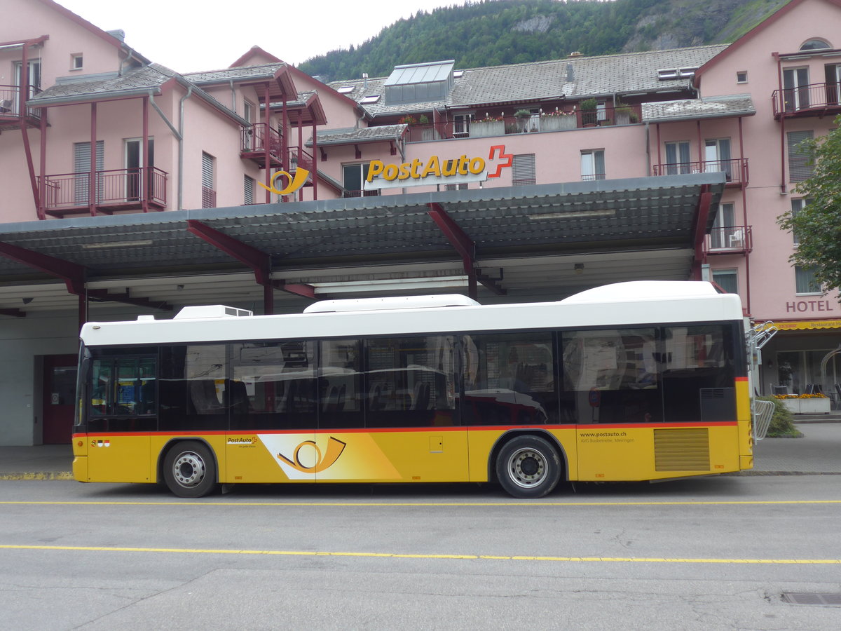 (194'995) - AVG Meiringen - Nr. 67/BE 402'467 - Scania/Hess (ex Nr. 76; ex Steiner, Messen) am 21. Juli 2018 in Meiringen, Postautostation