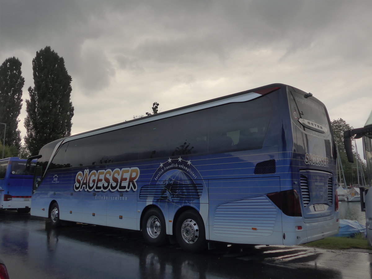 (195'031) - Sgesser, Wintersingen - Nr. 4/BL 7301 - Setra am 21. Juli 2018 in Thun, Strandbad