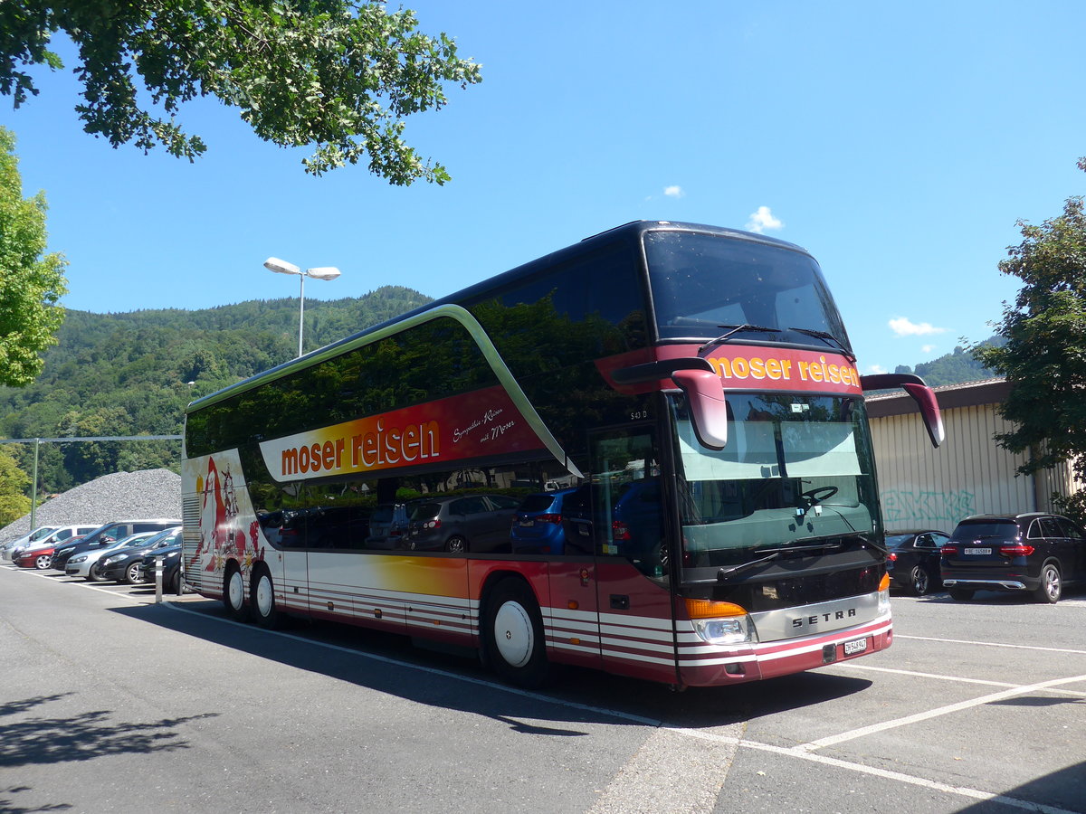 (195'189) - Moser, Flaach - ZH 548'947 - Setra am 26. Juli 2018 in Thun, Seestrasse