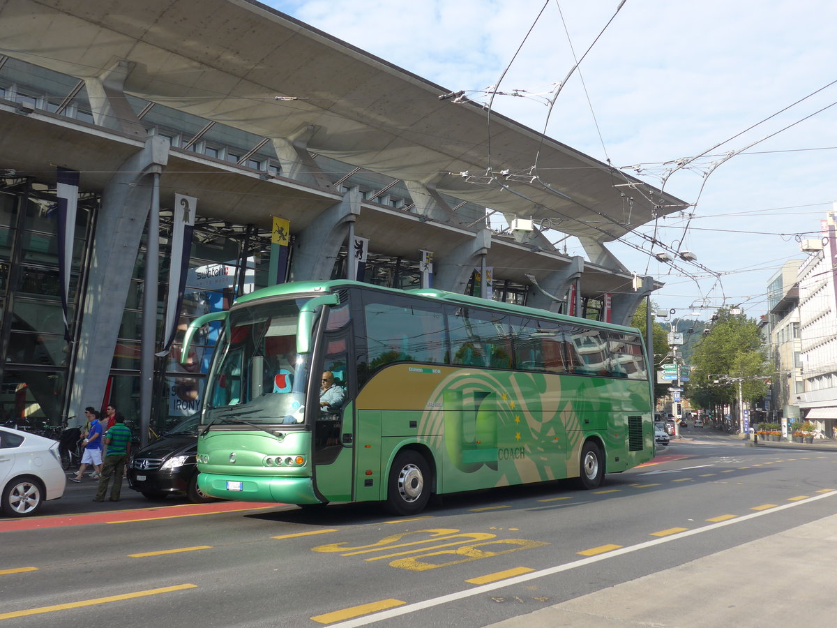 (195'371) - Aus Italien: Orlandi U-Coach - FS-544 CH - Irisbus am 1. August 2018 beim Bahnhof Luzern