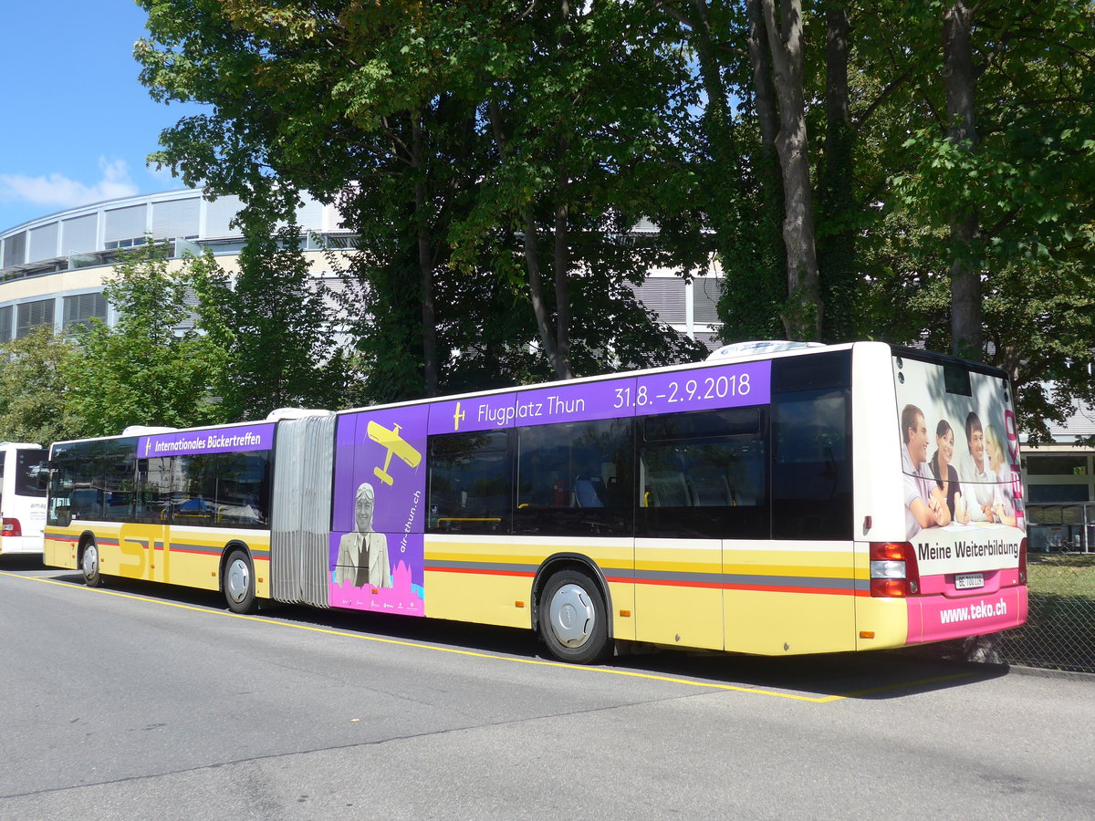 (195'837) - STI Thun - Nr. 119/BE 700'119 - MAN am 15. August 2018 bei der Schifflndte Thun