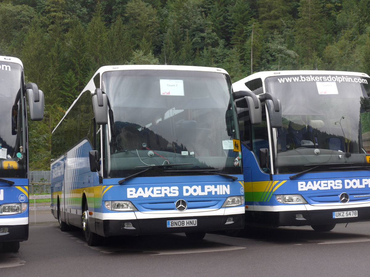 (195'982) - Aus England: Bakers Dolphin, Bristol - Nr. 11/BN08 HNU - Mercedes am 18. August 2018 in Kandersteg