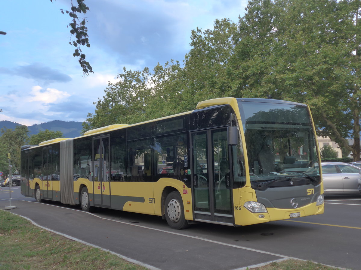 (196'191) - STI Thun - Nr. 166/BE 752'166 - Mercedes am 23. August 2018 in Thun, Lachen