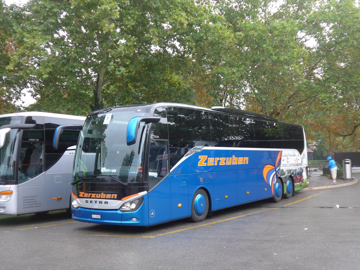 (196'237) - Zerzuben, Visp-Eyholz - Nr. 4/VS 44'590 - Setra am 1. September 2018 in Zrich, Sihlquai