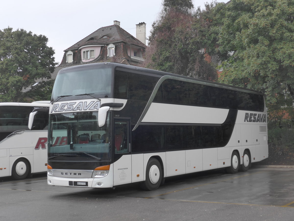 (196'246) - Resava, Neuenhof - AG 457'717 - Setra am 1. September 2018 in Zrich, Sihlquai