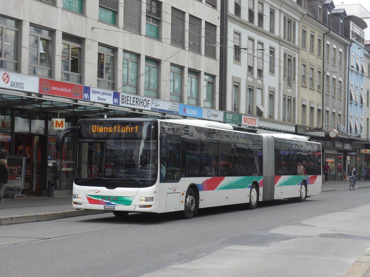 (196'528) - ASm Langenthal - Nr. 46/BE 703'519 - MAN am 3. September 2018 in Biel, Guisanplatz