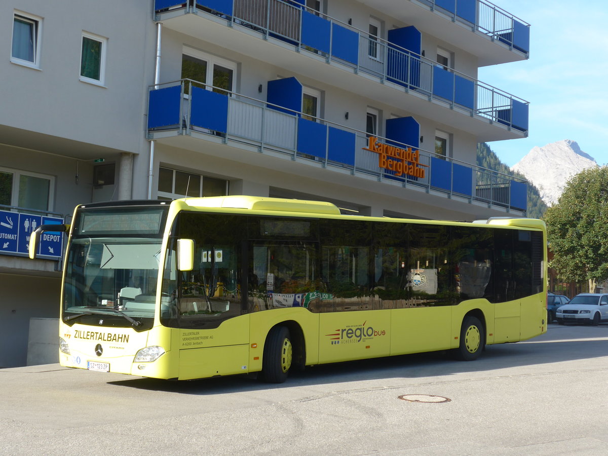 (196'738) - ZVB Jenbach - SZ 123 ZP - Mercedes am 11. September 2018 in Pertisau, Karwendellift