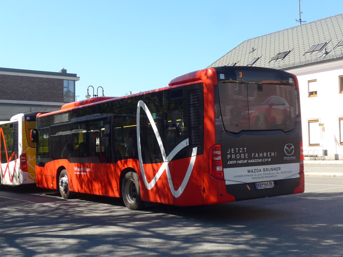 (196'963) - Lftner, Rum - KU 146 XV - Mercedes am 12. September 2018 beim Bahnhof Wrgl