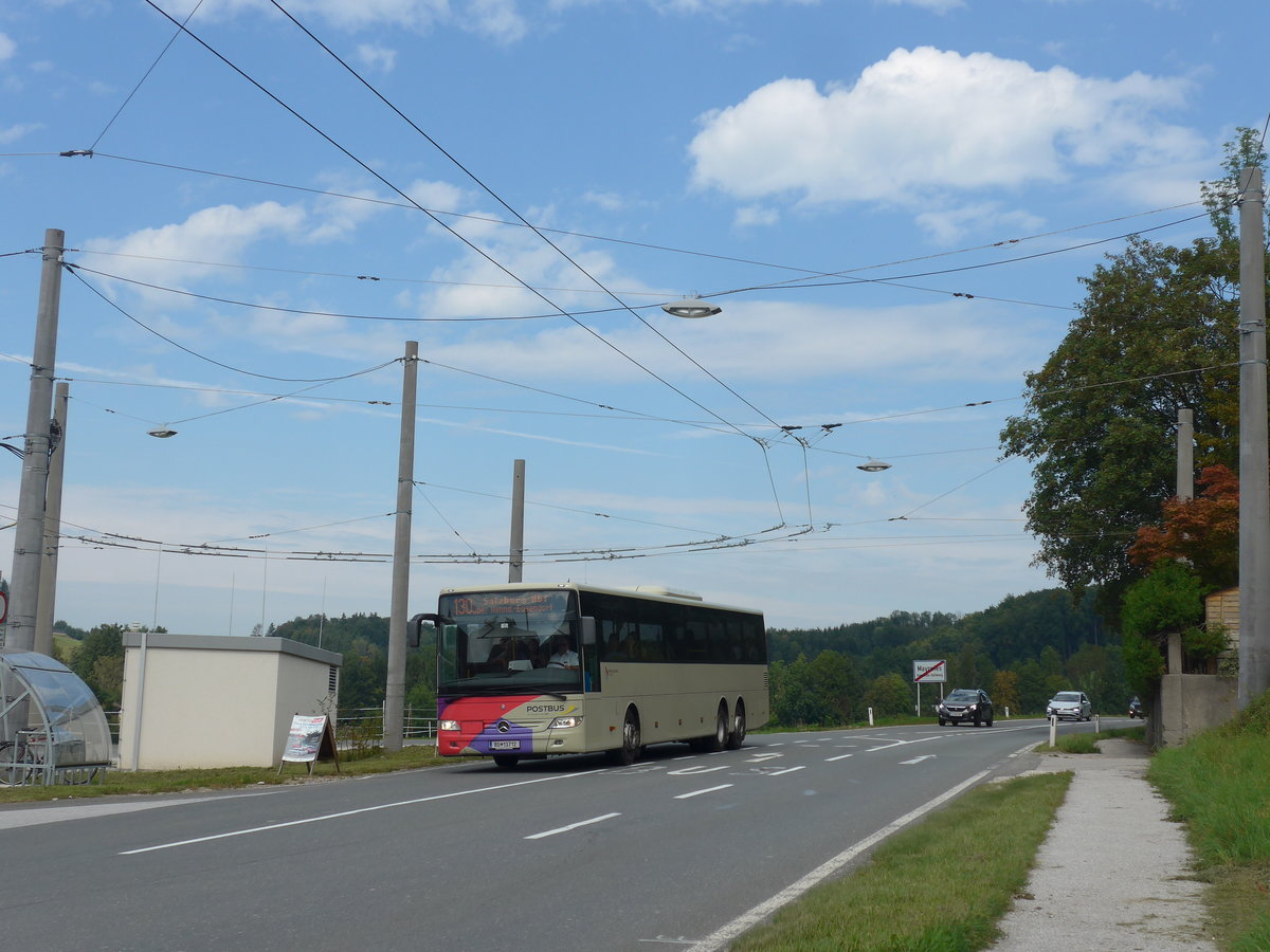 (197'184) - PostBus - BD 13'712 - Mercedes am 13. September 2018 in Mayrwies, Daxluegstrasse