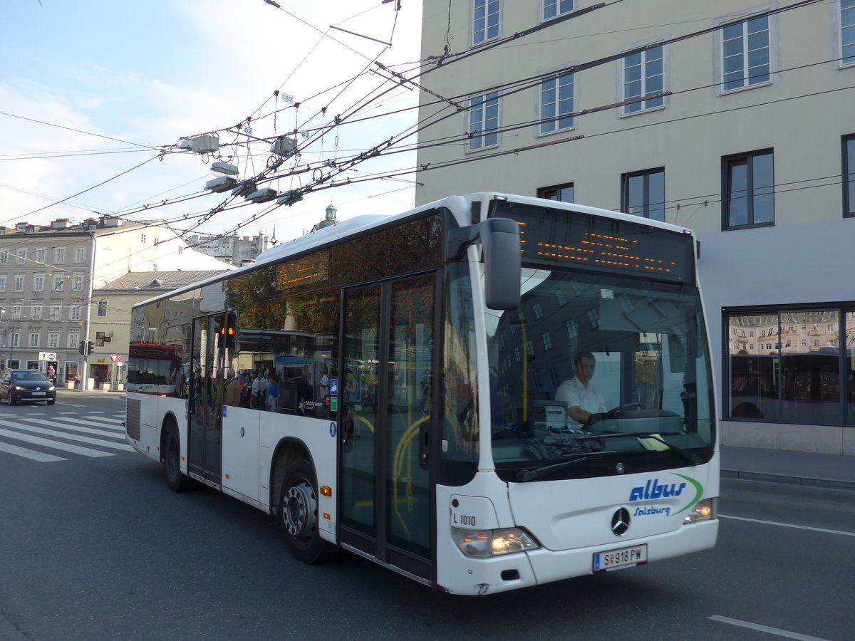 (197'323) - Albus, Salzburg - Nr. L1010/S 918 PW - Mercedes am 13. September 2018 in Salzburg, Hanuschplatz