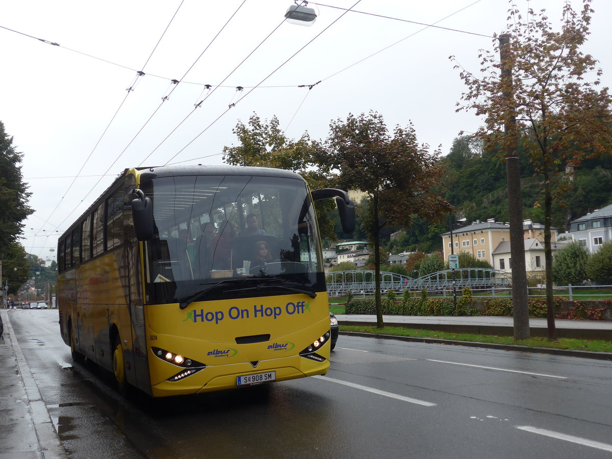 (197'496) - Albus, Salzburg - Nr. L5624/S 908 SM - Viseon am 14. September 2018 in Salzburg, Mozartsteg