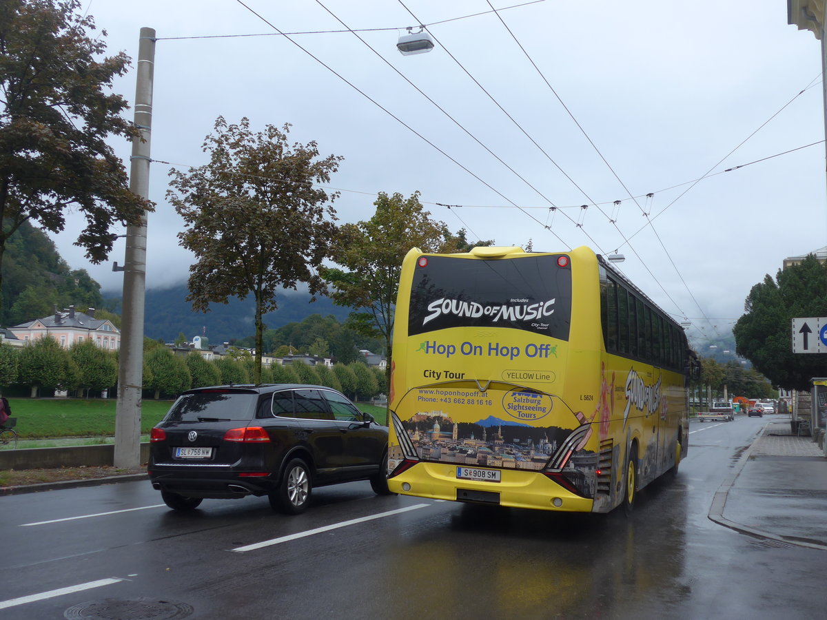 (197'497) - Albus, Salzburg - Nr. L5624/S 908 SM - Viseon am 14. September 2018 in Salzburg, Mozartsteg