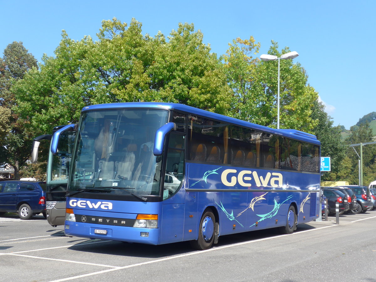 (197'891) - GEWA, Roggwil - BE 702'278 - Setra am 18. September 2018 in Thun, Seestrasse