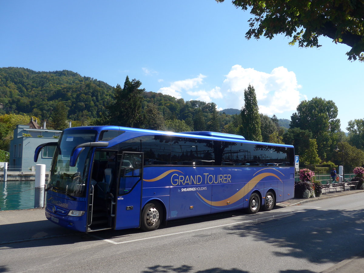 (197'896) - Aus England: Shearings, Wigan - Nr. 841/BJ16 KXR - Mercedes am 19. September 2018 bei der Schifflndte Thun