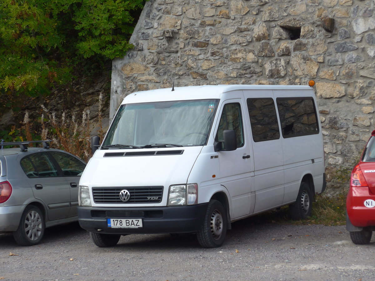 (197'943) - Aus Estland: ??? - 178 BAZ - VW am 23. September 2018 beim Bahnhof Leysin-Feydey