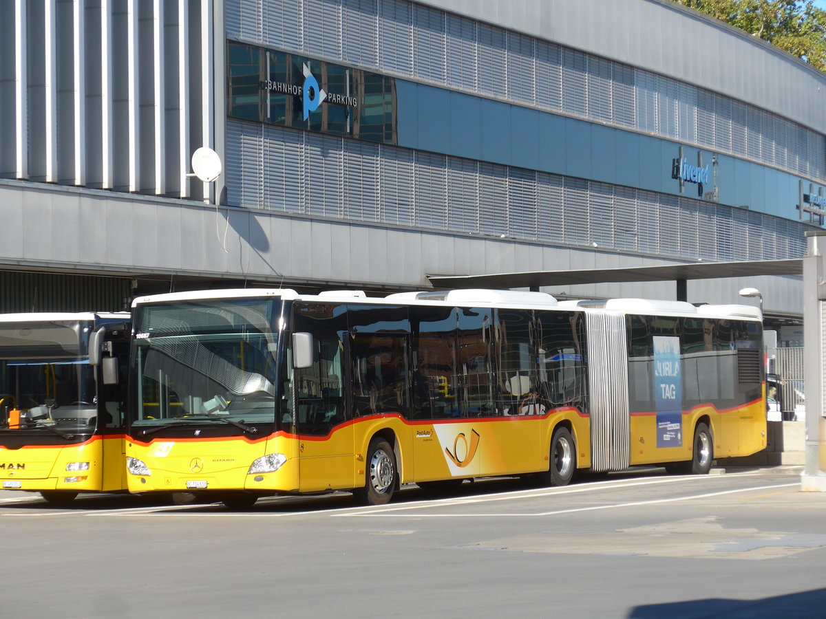 (198'254) - PostAuto Bern - Nr. 633/BE 734'633 - Mercedes am 13. Oktober 2018 in Bern, Postautostation