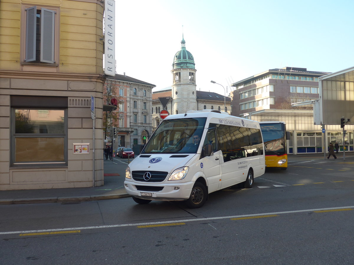 (199'662) - SNLL Lugano - TI 164'763 - Mercedes am 7. Dezember 2018 in Lugano, Centro